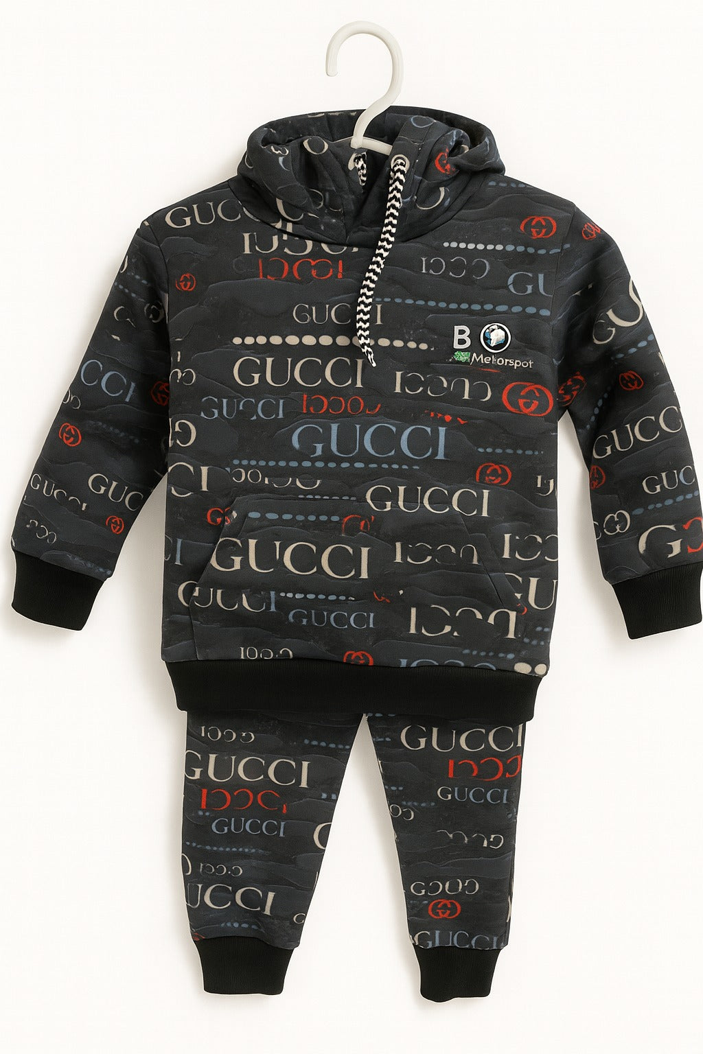 Gucci Dark Charcoal Winter Tracksuit (Kids)