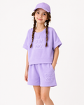Girls Lavender Summer Terry Co-Ord Set – Premium Soft Terry Fabric | New Arrival | 1-6 Years | RAAB