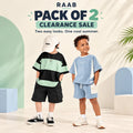 RAAB Boys’ Pack of 2 Summer Co-ord Sets – Boston & The Club (1–11 Years)