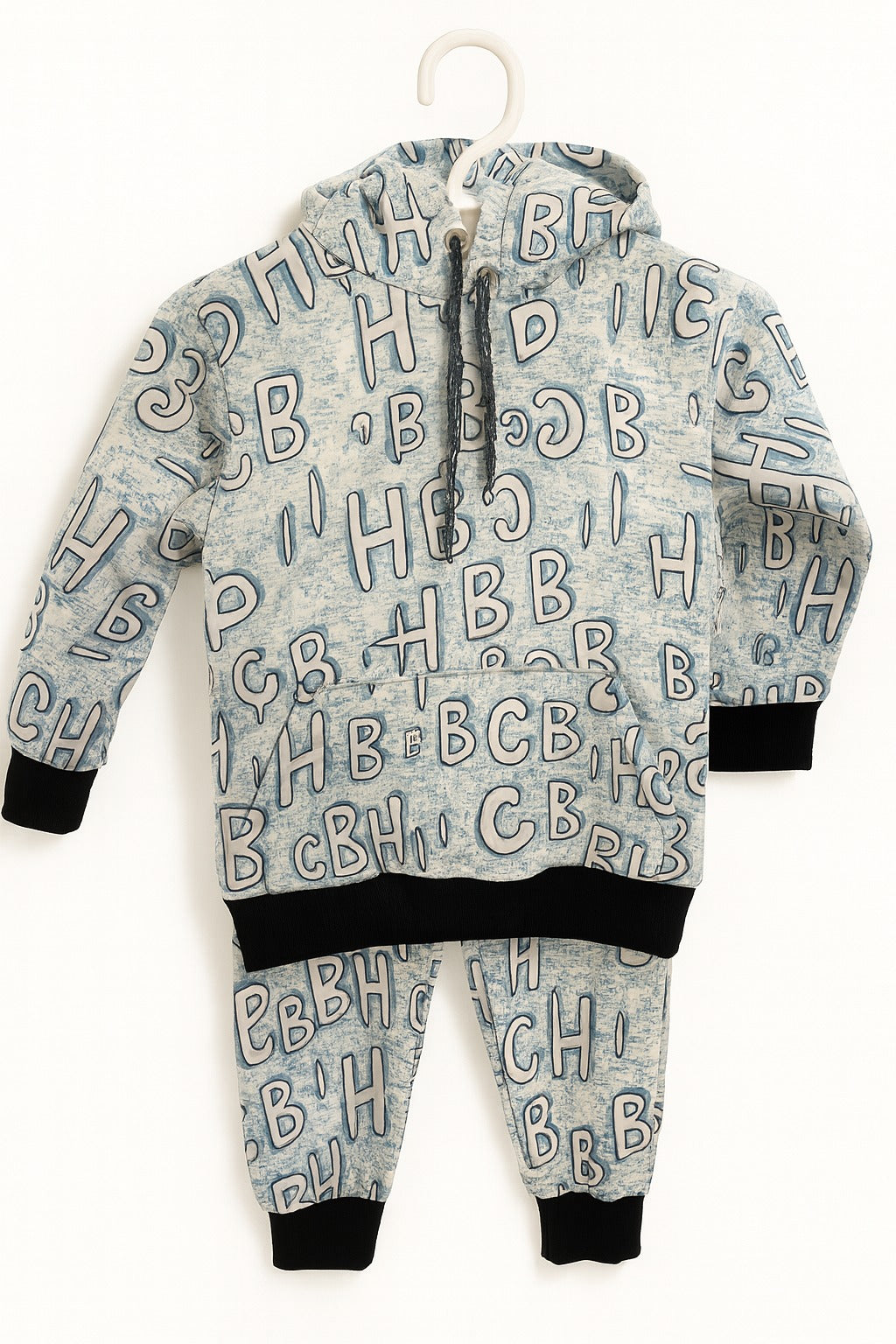 CBH Blue Letter Printed Winter Tracksuit (Kids)