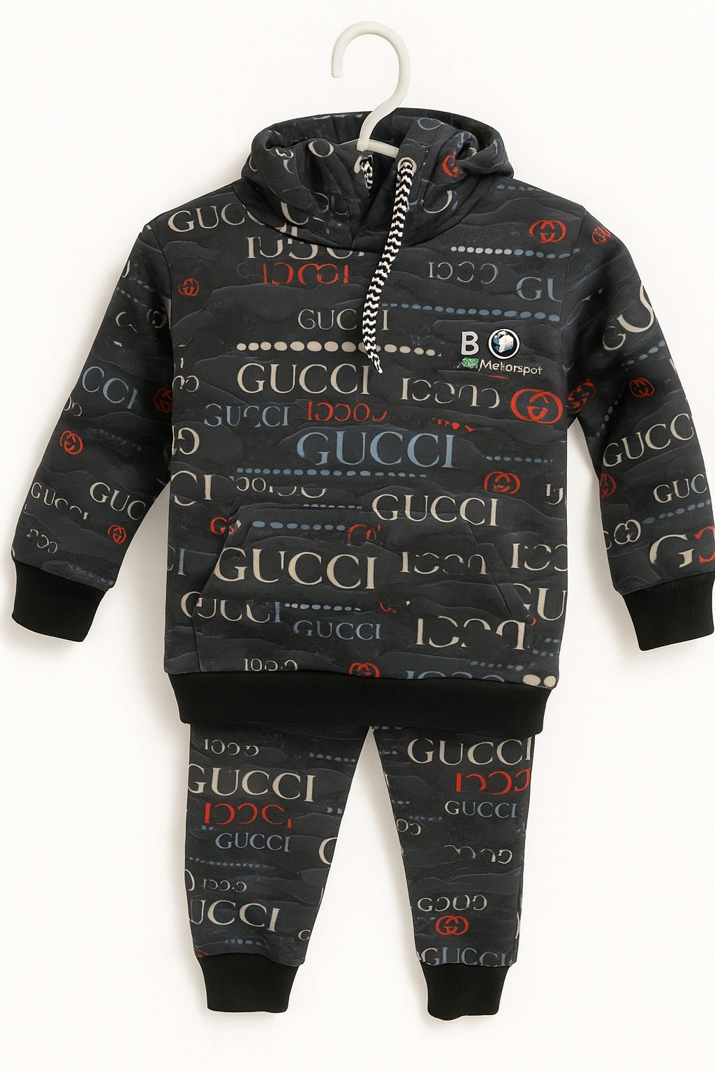 Gucci Dark Charcoal Winter Tracksuit (Kids) - Raab.pk