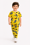 Kids Batman Printed Ice Cotton Summer Co - Ord Set - Raab.pk