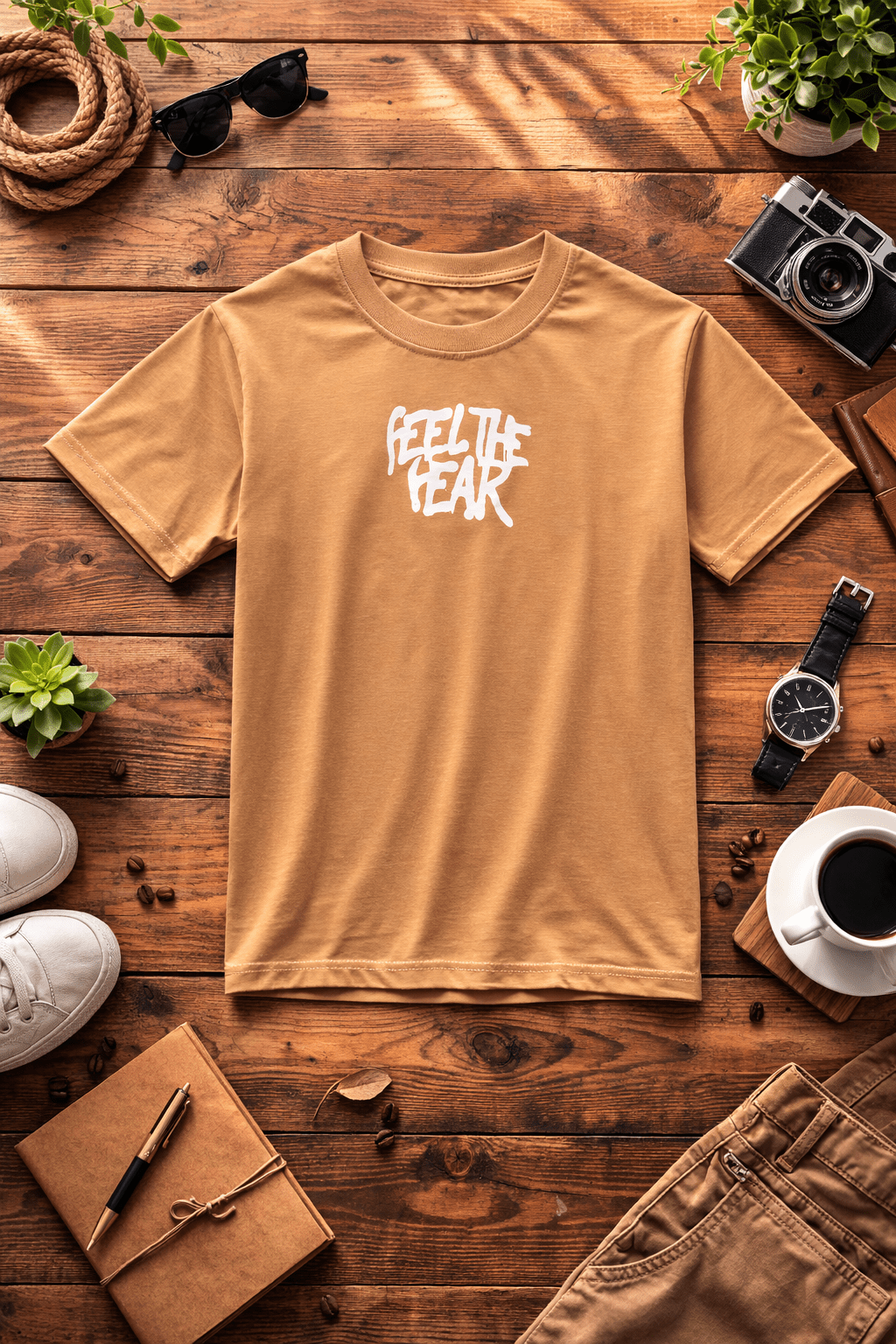 Kids Feel The Fear Graphic Printed T-Shirt – Casual Tee for Boys - Raab.pk