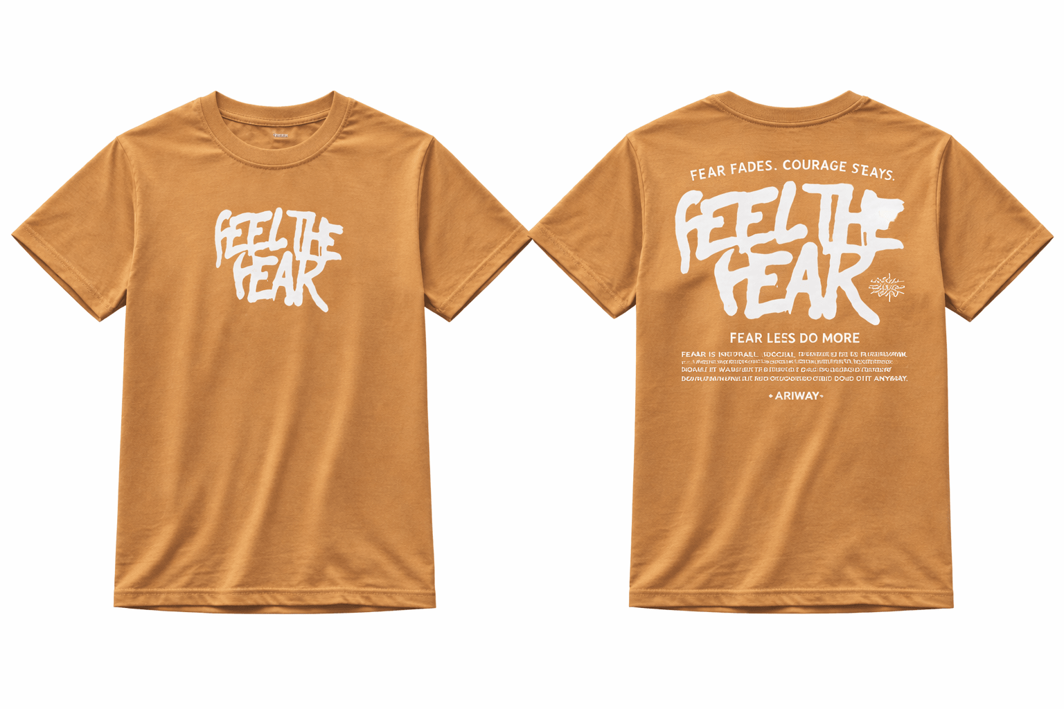 Kids Feel The Fear Graphic Printed T-Shirt – Casual Tee for Boys - Raab.pk