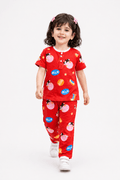 Kids Ice Cotton Printed Co - Ord Set – Soft & Lightweight Summer Outfit - Raab.pk