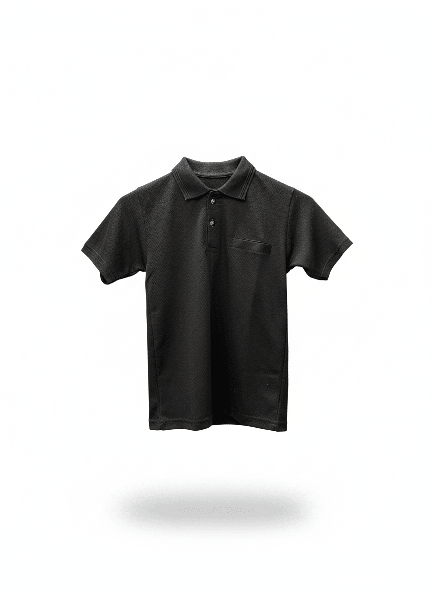 Kids Popcorn Fabric Polo T-Shirt – Soft & Stylish - Raab.pk