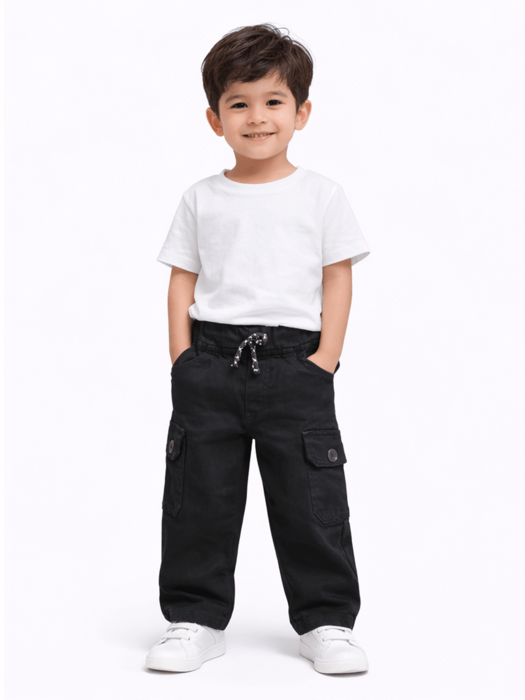 Kids Premium Cargo Pants – Comfortable & Stylish Casual Wear - Raab.pk