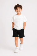 Kids Premium Drop Shoulder Stretch T-Shirt – Los Angeles Embossed Design