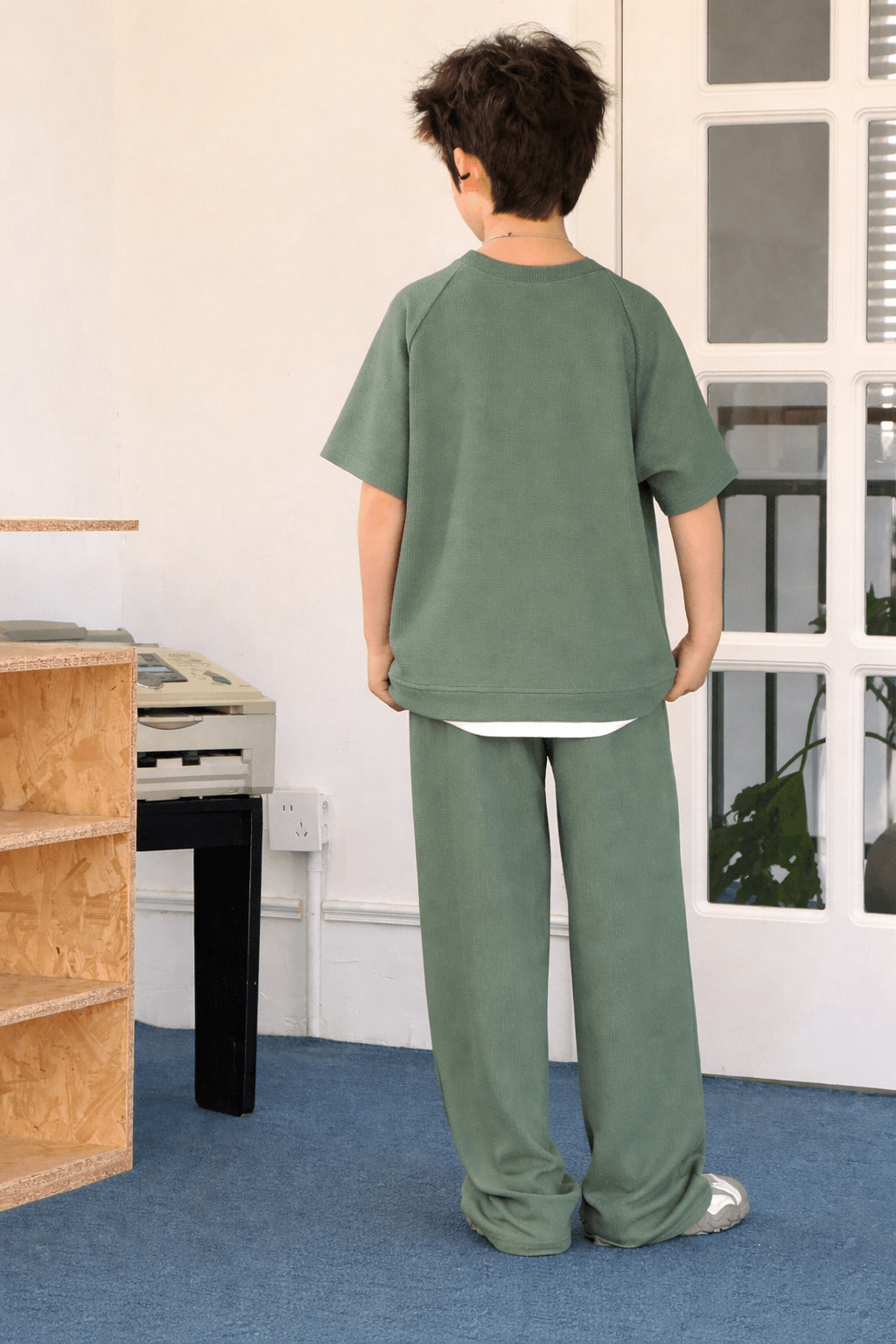 Kids Premium Drop Shoulder Summer Terry Co - Ord Set – 2 Piece Outfit - Raab.pk