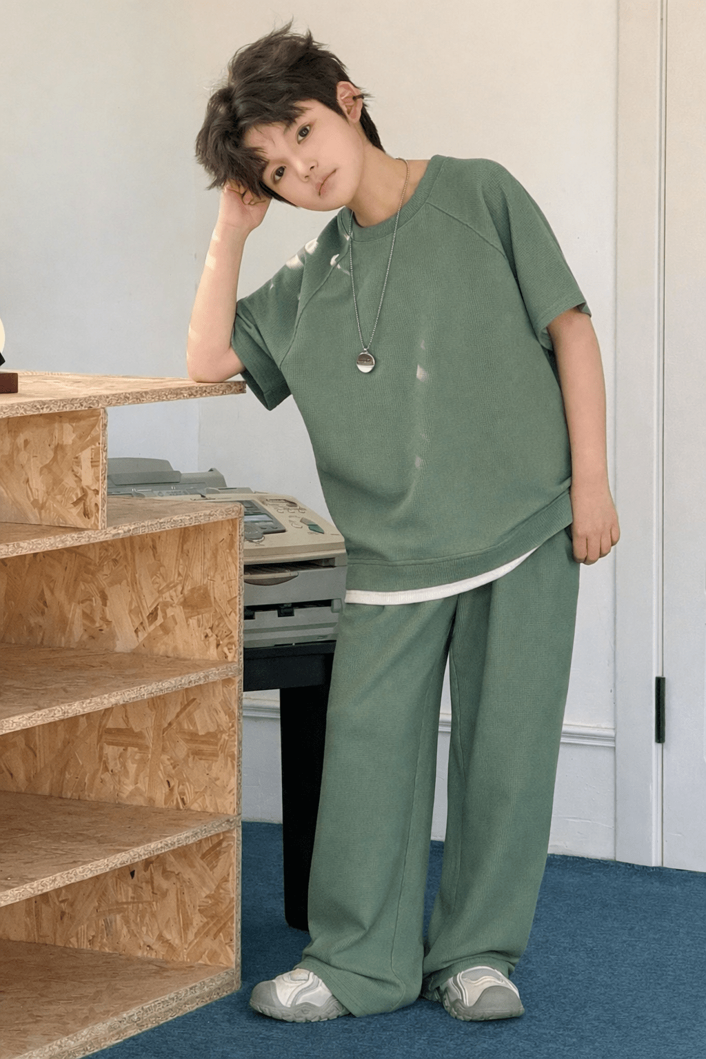 Kids Premium Drop Shoulder Summer Terry Co - Ord Set – 2 Piece Outfit - Raab.pk