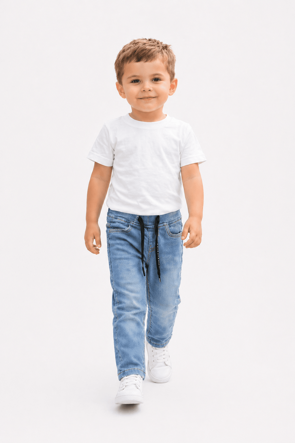 Kids Stretchable Denim Pants – Soft & Comfortable Casual Jeans (1–4 Years) - Raab.pk