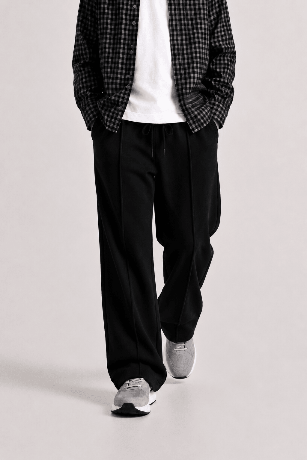 Raab Kids Black Terry Trouser (3 - 12 Years) - Front Line Design, Premium Summer Fabric - Raab.pk