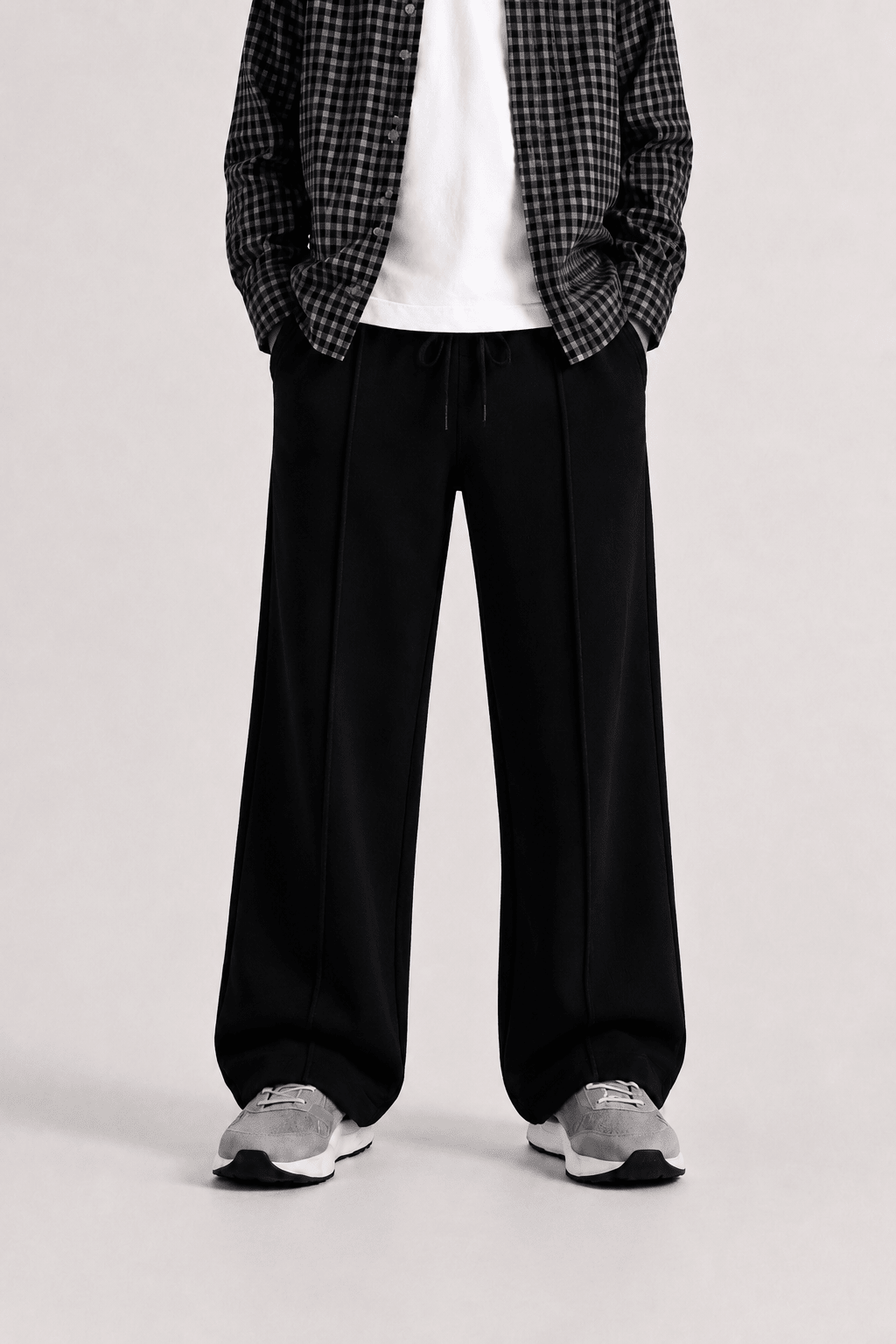 Raab Kids Black Terry Trouser (3 - 12 Years) - Front Line Design, Premium Summer Fabric - Raab.pk
