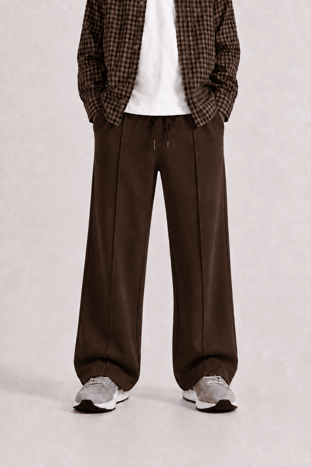 Raab Kids Brown Baggy Trouser (3 - 12 Years) - Premium Cotton, Adjustable Drawstring, All - Day Comfort - Raab.pk