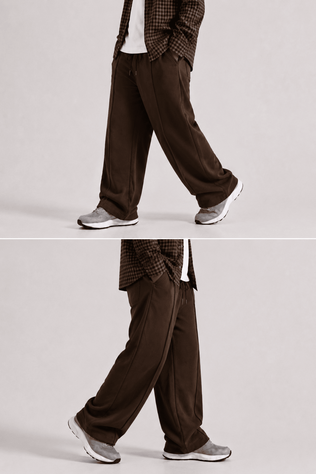 Raab Kids Brown Baggy Trouser (3 - 12 Years) - Premium Cotton, Adjustable Drawstring, All - Day Comfort - Raab.pk
