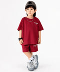 RAAB Kids "CALIFORNIA" Printed Drop Shoulder T-Shirt & Shorts Set (1 to 10 Years) - Raab.pk