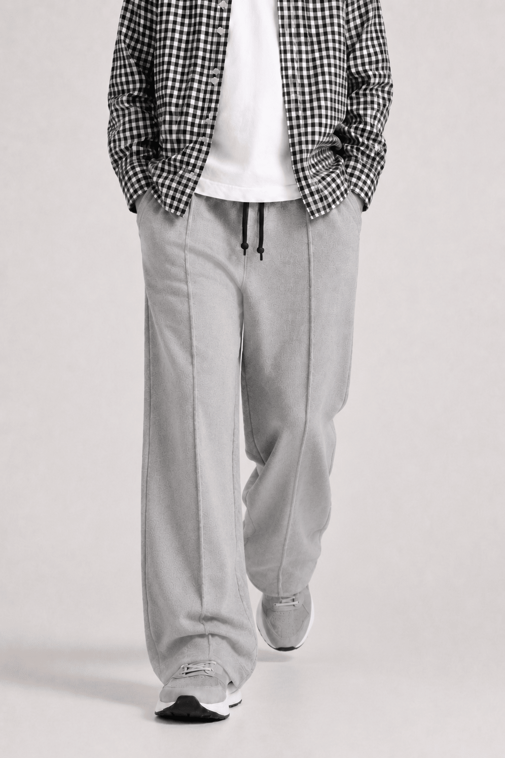 Raab Kids Gray Baggy Trouser (3 - 12 Years) - Pleated Design, Lightweight & Breathable - Raab.pk