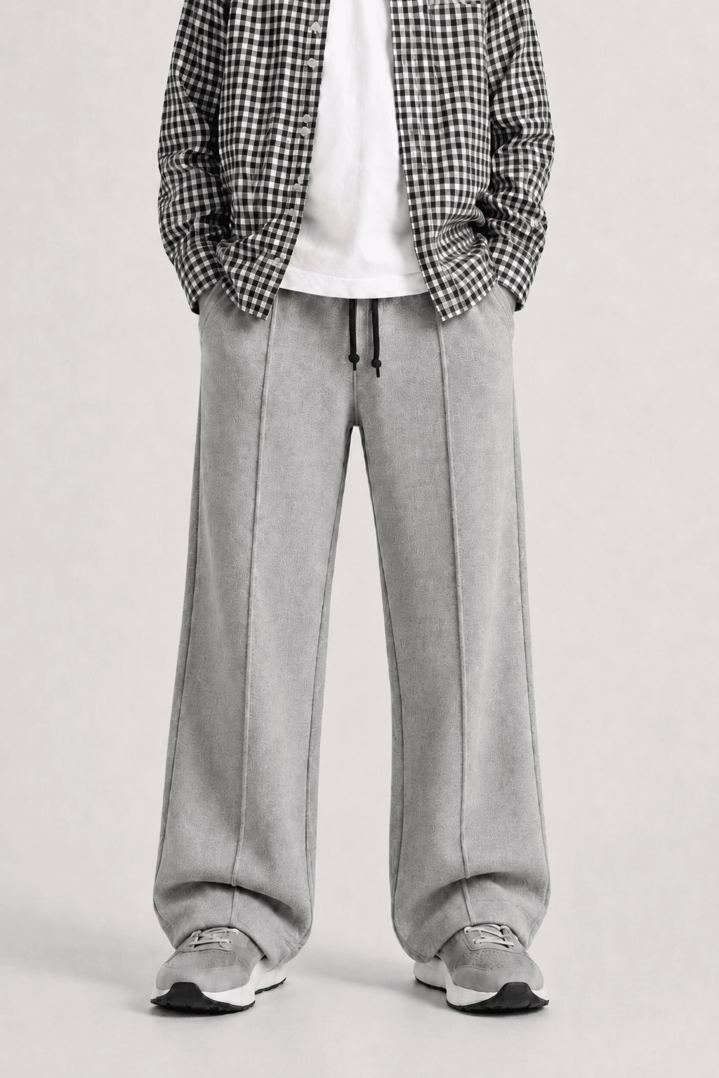 Raab Kids Gray Baggy Trouser (3 - 12 Years) - Pleated Design, Lightweight & Breathable - Raab.pk