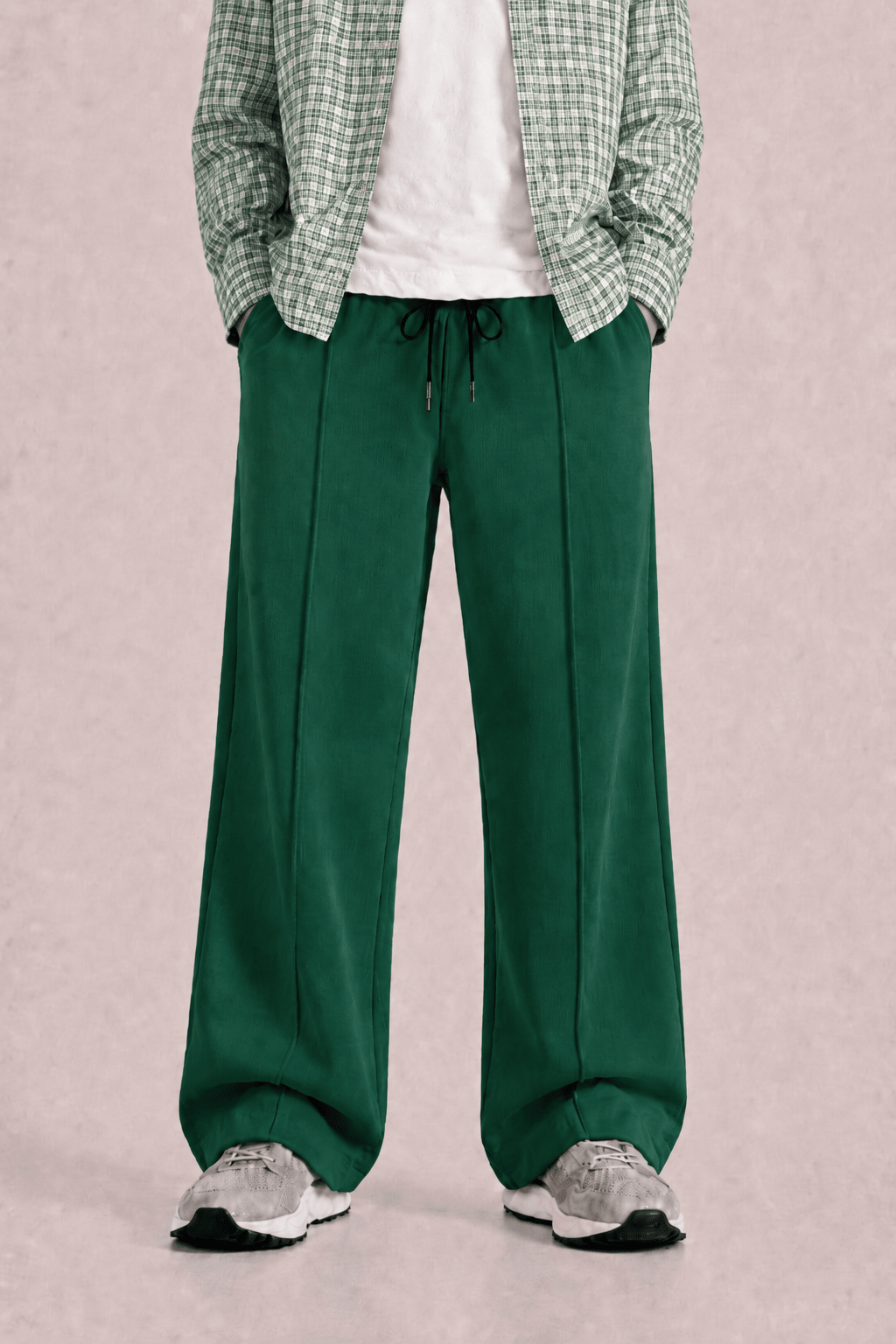 Raab Kids Green Terry Trouser (3 - 12 Years) - Premium Summer Fabric, Stylish & Comfortable - Raab.pk