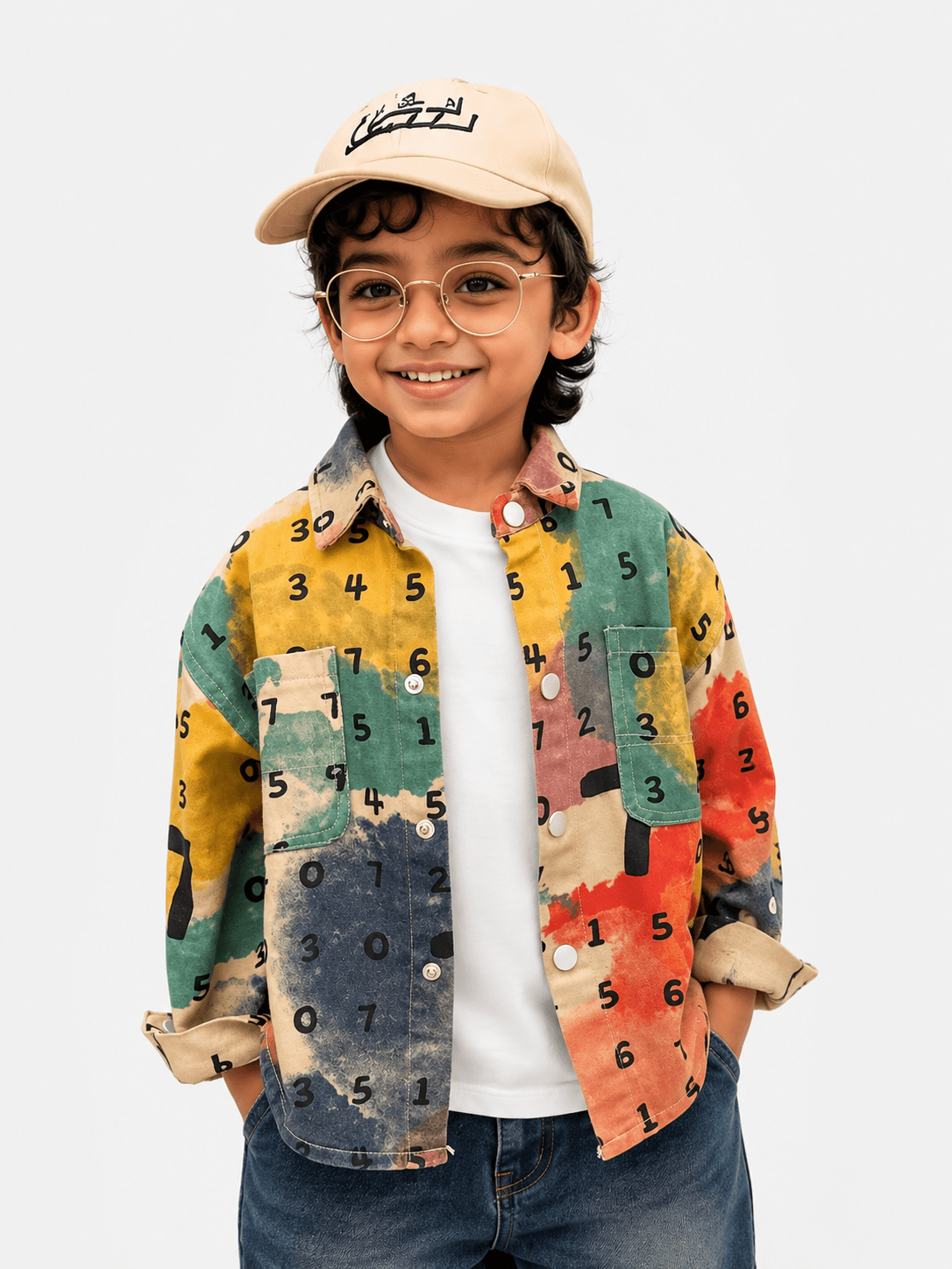 RAAB Kids Multicolor Printed Casual Shirt for Boys – Premium Full Sleeve Fashion Shirt (1–15 Years) - Raab.pk
