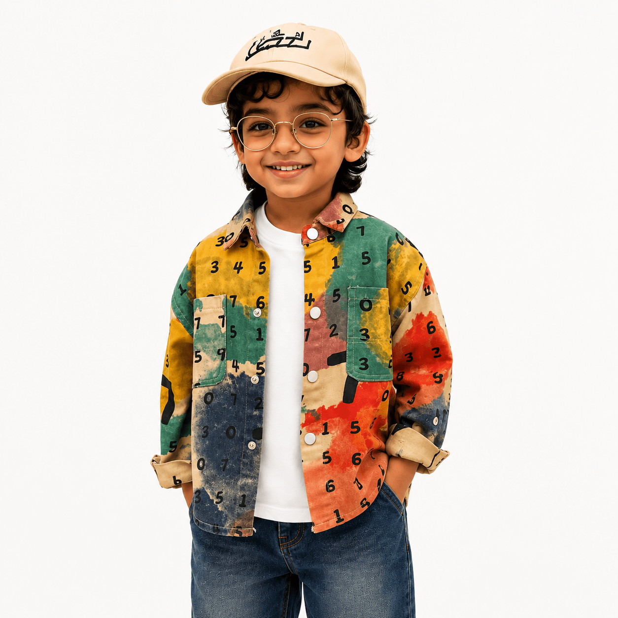 RAAB Kids Multicolor Printed Casual Shirt for Boys – Premium Full Sleeve Fashion Shirt (1–15 Years) - Raab.pk