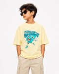 RAAB Kids Oversized Graphic T-Shirt for Boys – Premium Brainrot Printed Summer Tee (1–15 Years) - Raab.pk