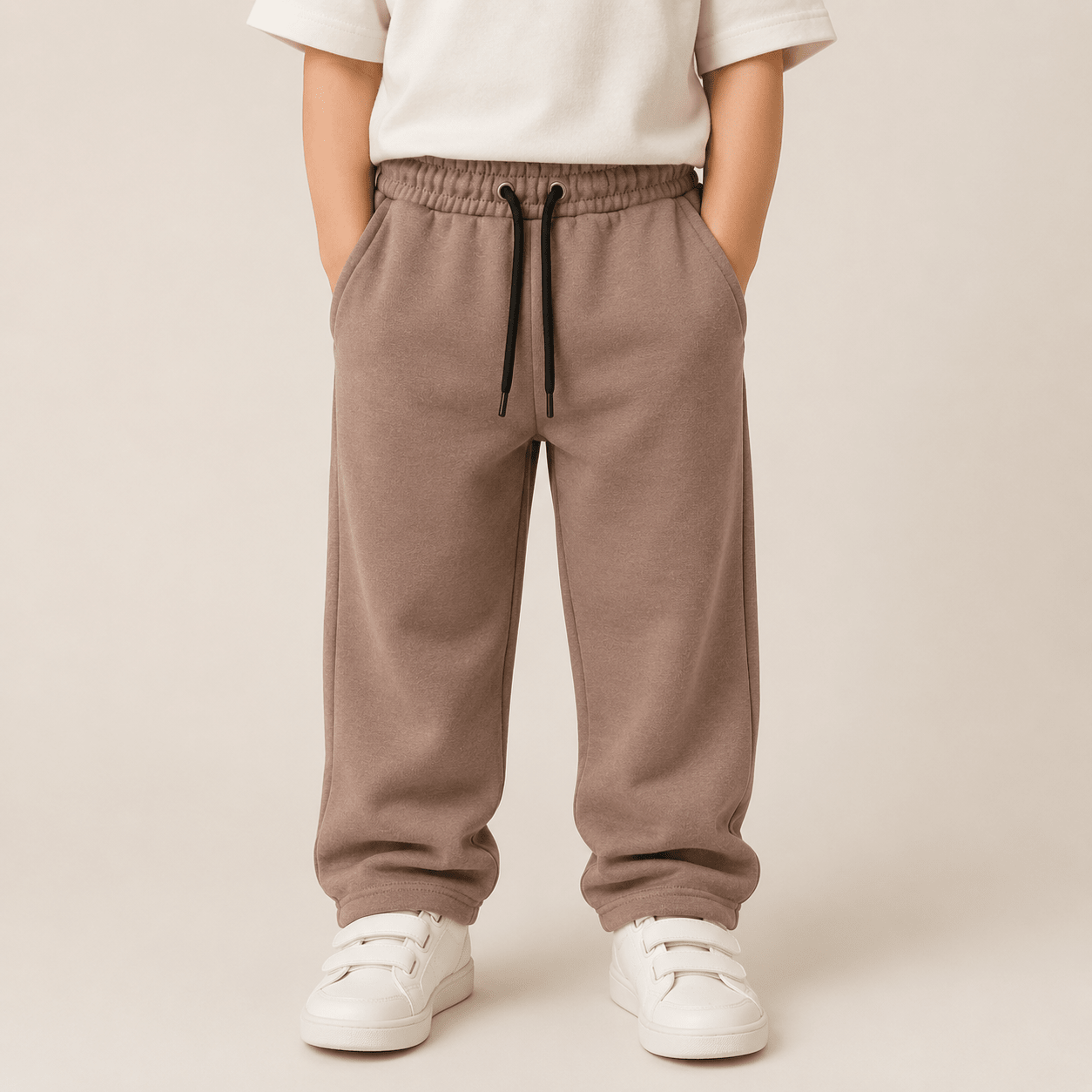 RAAB Kids Summer Terry Trouser – Soft & Comfortable Wide Fit Pants for Boys (3 to 15 Years) - Raab.pk