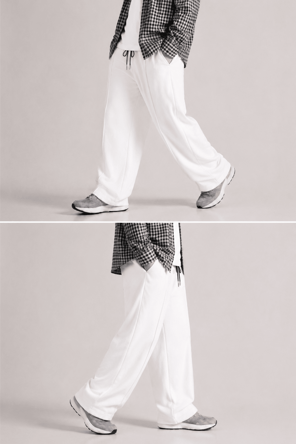 Raab Kids White Terry Trouser (3 - 12 Years) - Premium Stretch Fabric, Comfortable & Stylish - Raab.pk