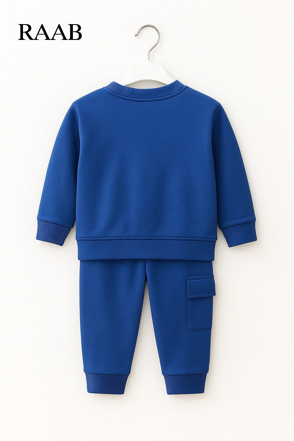 RAAB Royal Blue Fleece Suit – Cargo Pocket Edition | Winter 2025 - Raab.pk