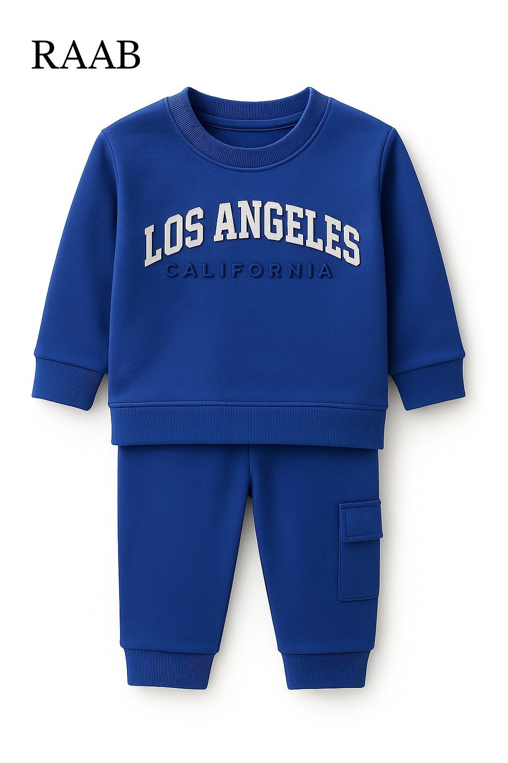 RAAB Royal Blue Fleece Suit – Cargo Pocket Edition | Winter 2025 - Raab.pk