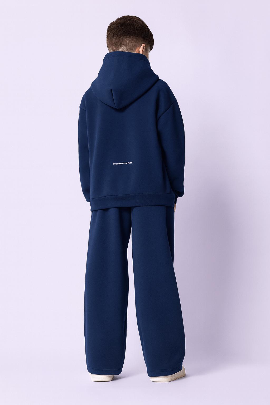 SUMWON Premium Cozy Fleece Oversized Tracksuit – Sweatshirt & Wide - Leg Jogger Set - Raab.pk